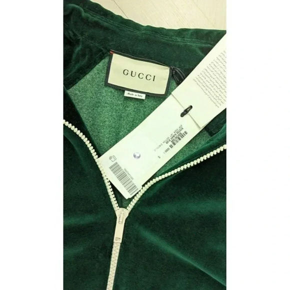 NWT Gucci Men's Bi-Material Oversize Jacket Horsebit Print Size S (MSRP $2,200) - Picture 9 of 12